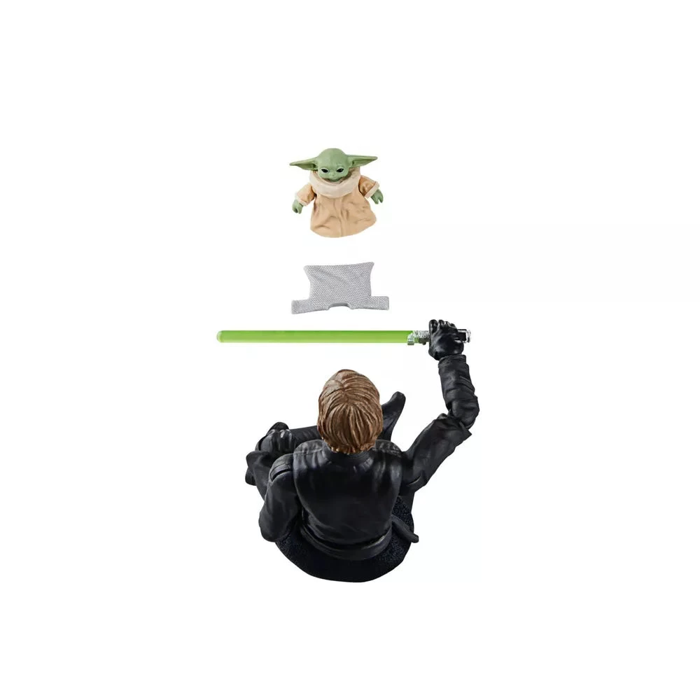 Hasbro Star Wars Black Series Vintage Collection Luke Skywalker And Grogu F8303 3.75" 2-Pack Action Figure 4 Hasbro Star Wars Black Series Vintage Collection Luke Skywalker And Grogu F8303 3.75" 2-Pack Action Figure - Image 4