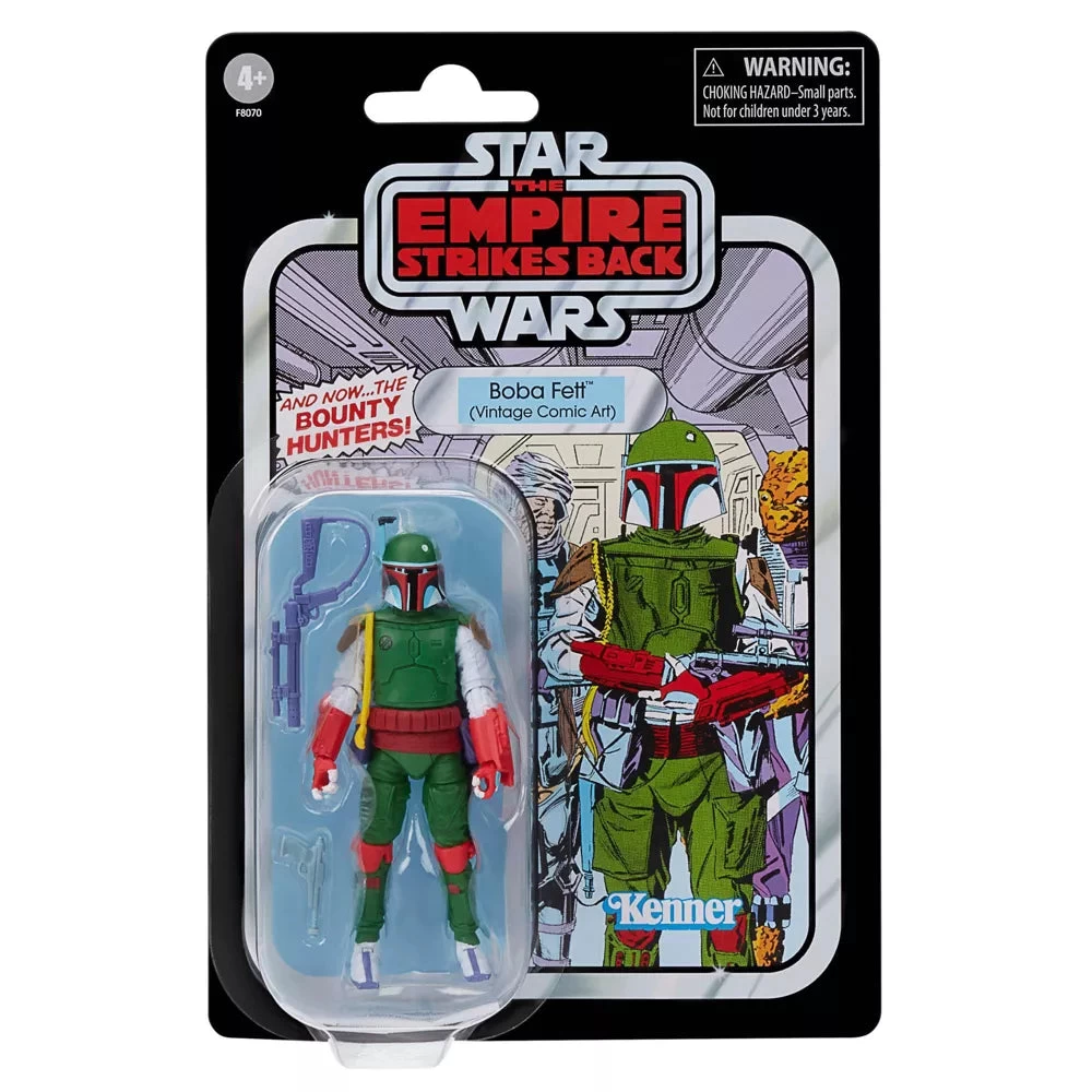 Hasbro Star Wars Vintage Collection Boba Fett (Vintage Comic Art) VC277 3.75" Action Figure 7 Hasbro Star Wars Vintage Collection Boba Fett (Vintage Comic Art) VC277 3.75" Action Figure - Image 7