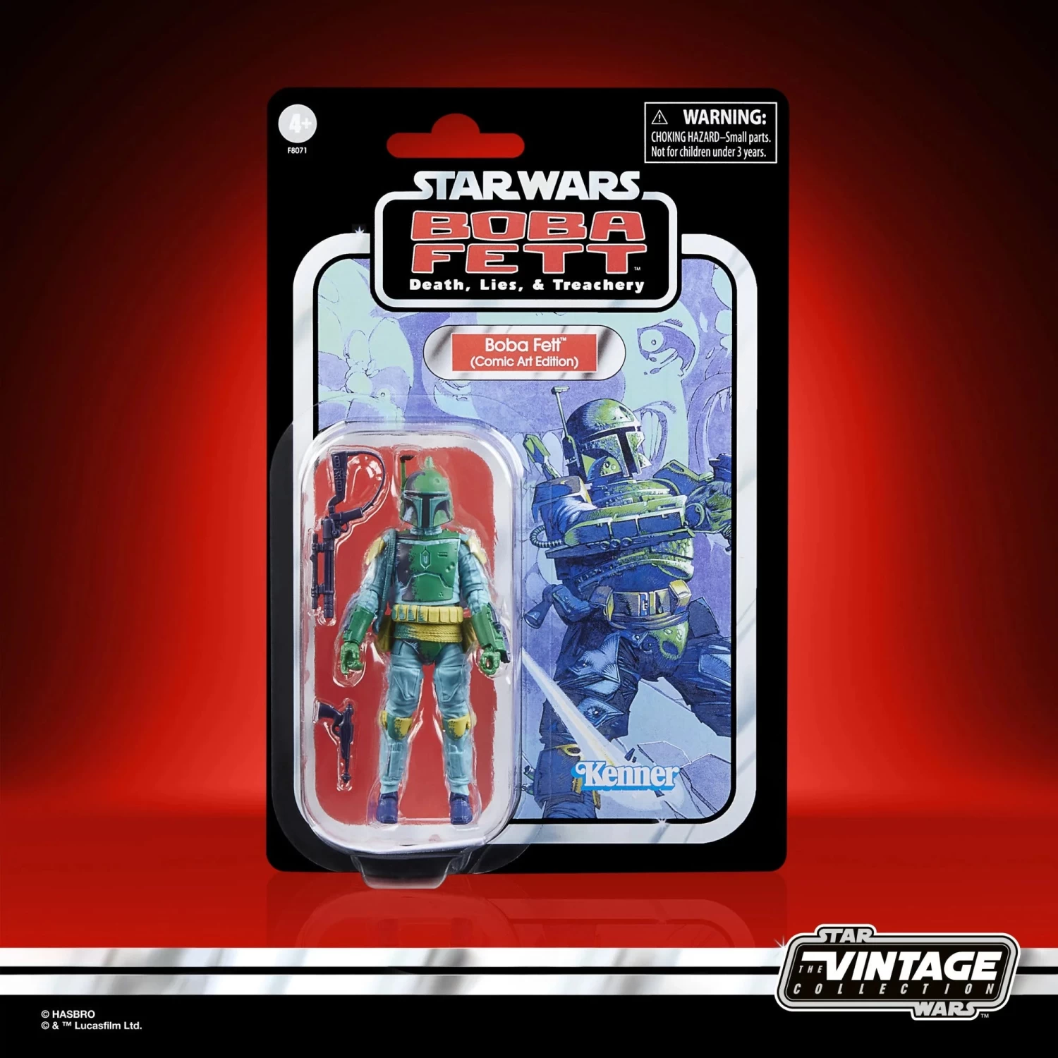 Hasbro Star Wars Vintage Collection Boba Fett (Comic Art Edition) VC278 3.75" Exclusive Action Figure 7 Hasbro Star Wars Vintage Collection Boba Fett (Comic Art Edition) VC278 3.75" Exclusive Action Figure - Image 7