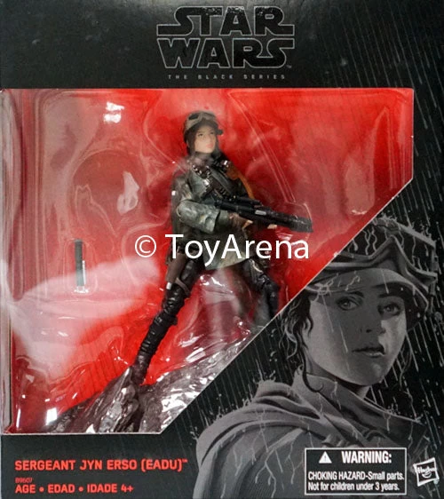 Hasbro Star Wars Rogue One The Black Series Sergeant Jyn Erso Eadu W/ Base 6 Inch Action Figure K-Mart Exclusive 1 Hasbro Star Wars Rogue One The Black Series Sergeant Jyn Erso Eadu W/ Base 6 Inch Action Figure K-Mart Exclusive