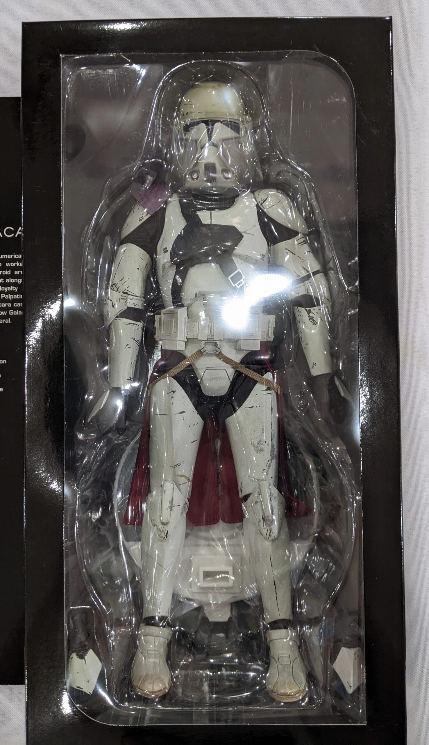 Sideshow Collectible 1/6 Star Wars Militaries Of Star Wars 21st Nova Corps Commander Bacara Sixth Scale Figure *Open Box* 4 Sideshow Collectible 1/6 Star Wars Militaries Of Star Wars 21st Nova Corps Commander Bacara Sixth Scale Figure *Open Box* - Image 4