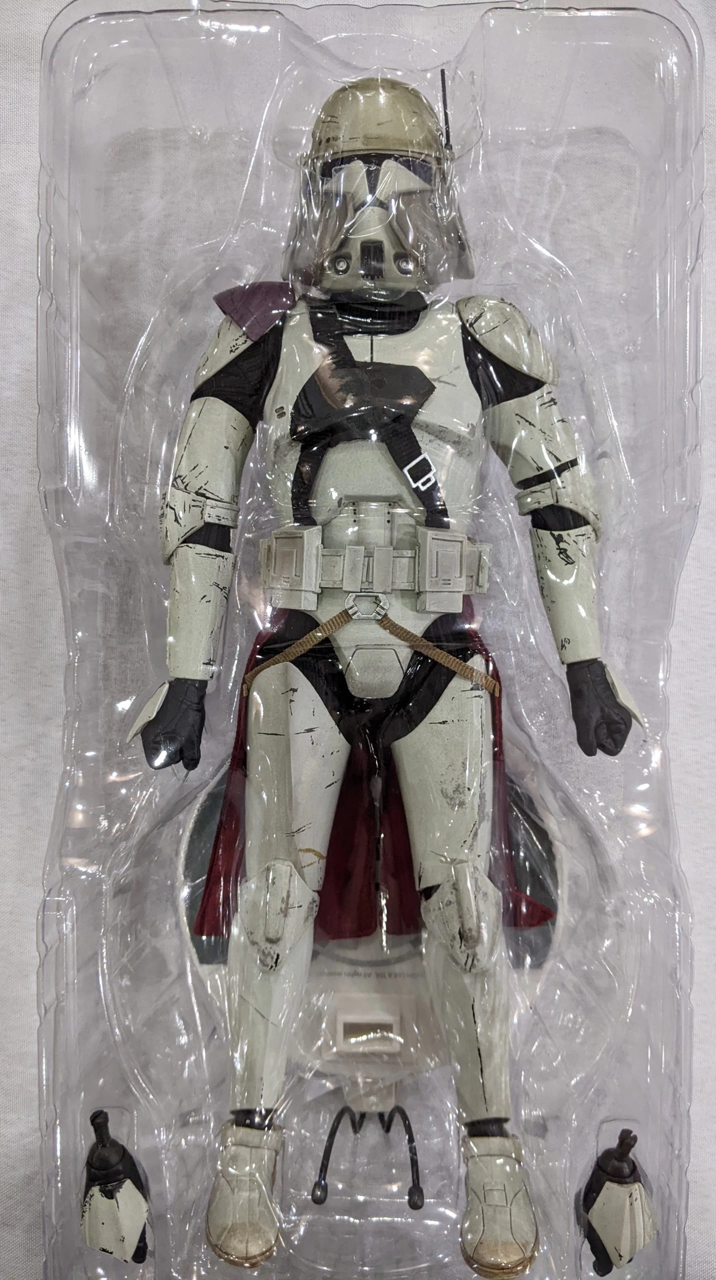 Sideshow Collectible 1/6 Star Wars Militaries Of Star Wars 21st Nova Corps Commander Bacara Sixth Scale Figure *Open Box* 6 Sideshow Collectible 1/6 Star Wars Militaries Of Star Wars 21st Nova Corps Commander Bacara Sixth Scale Figure *Open Box* - Image 6