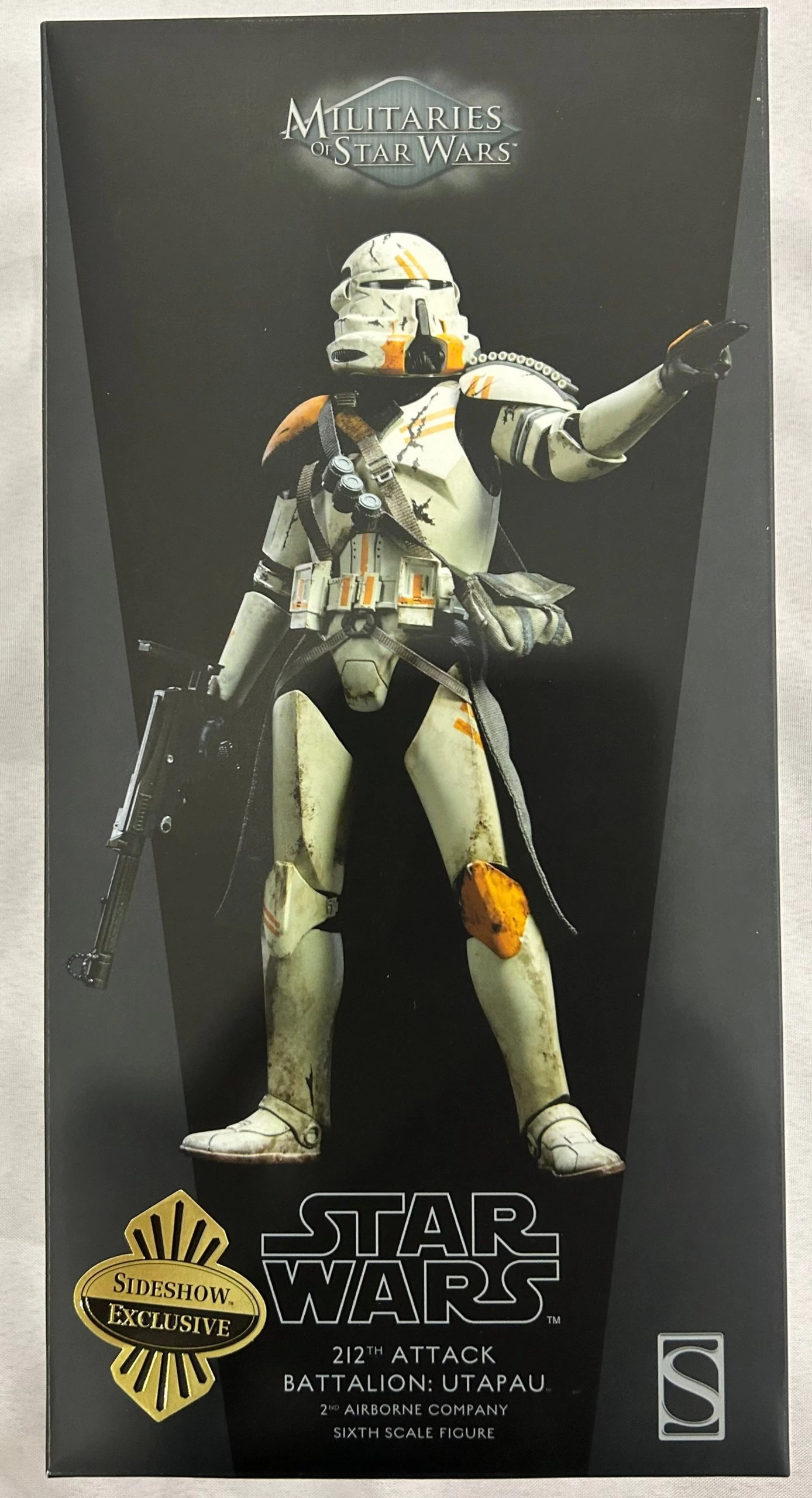 Sideshow Collectible 1/6 Star Wars Militaries Of Star Wars 212th Attack Battalion: Utapau (2nd Airborne Company) Sixth Scale Figure *Open Box* 1 Sideshow Collectible 1/6 Star Wars Militaries Of Star Wars 212th Attack Battalion: Utapau (2nd Airborne Company) Sixth Scale Figure *Open Box*