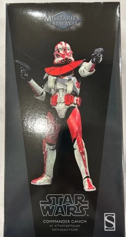 Sideshow Collectible 1/6 Star Wars Militaries Of Star Wars 612th Attack Battalion Commander Ganch Sixth Scale Figure *Open Box*