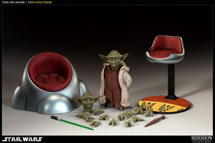 Sideshow Collectible 1/6 Star Wars Yoda Jedi Master Sixth Scale Figure 1 Sideshow Collectible 1/6 Star Wars Yoda Jedi Master Sixth Scale Figure