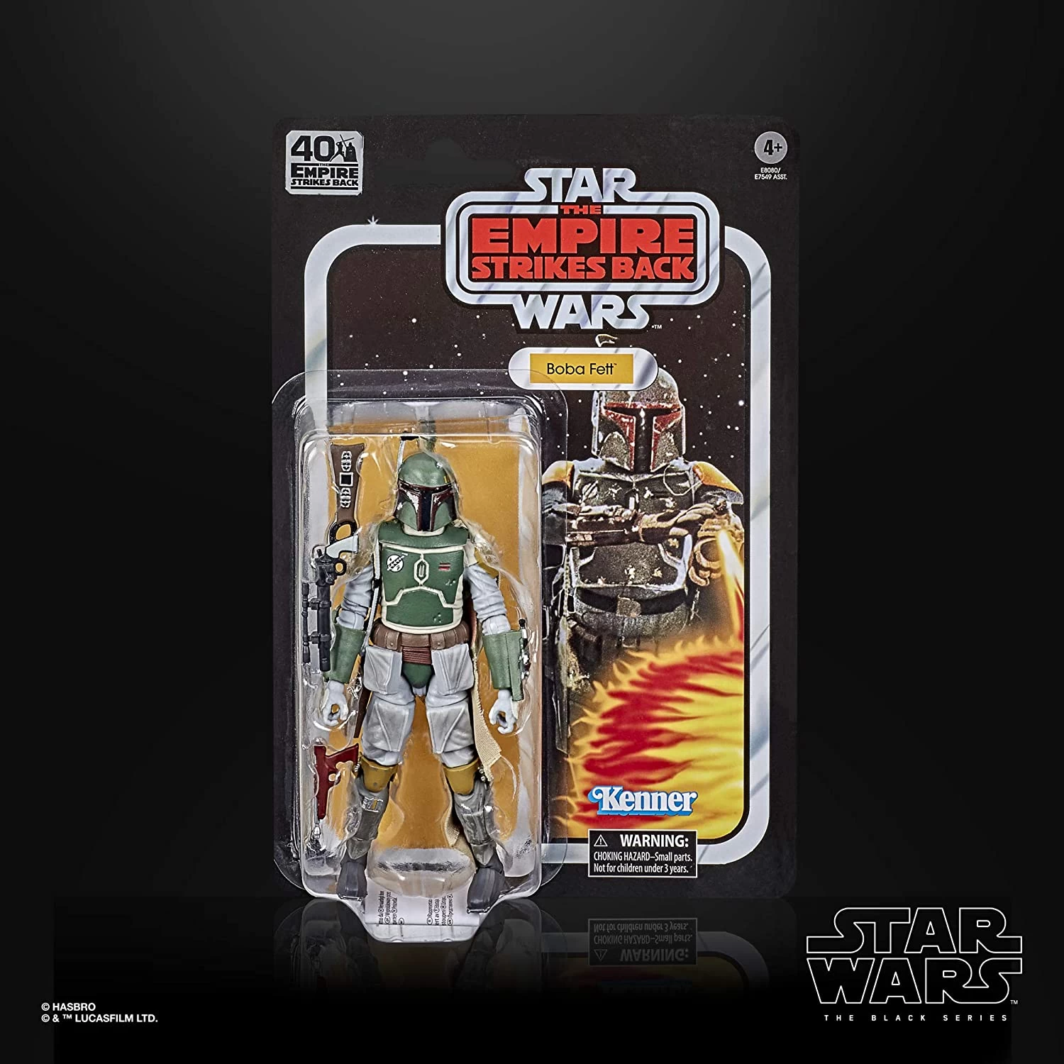 Hasbro Star Wars Black Series Empire Strikes Back 40th Anniversary Boba Fett 6 Inch Action Figure 3 Hasbro Star Wars Black Series Empire Strikes Back 40th Anniversary Boba Fett 6 Inch Action Figure - Image 3