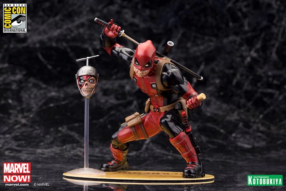 Kotobukiya Marvel Comics SDCC Chimichanga Deadpool Marvel Now! 1/10 Scale ArtFX+ Statue 2 Kotobukiya Marvel Comics SDCC Chimichanga Deadpool Marvel Now! 1/10 Scale ArtFX+ Statue - Image 2