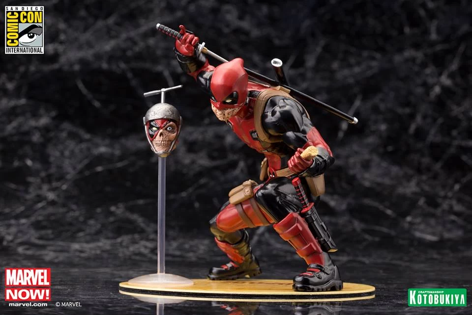 Kotobukiya Marvel Comics SDCC Chimichanga Deadpool Marvel Now! 1/10 Scale ArtFX+ Statue 3 Kotobukiya Marvel Comics SDCC Chimichanga Deadpool Marvel Now! 1/10 Scale ArtFX+ Statue - Image 3