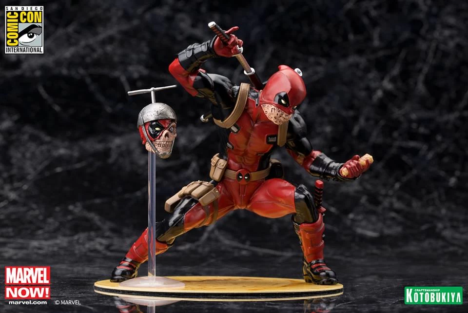 Kotobukiya Marvel Comics SDCC Chimichanga Deadpool Marvel Now! 1/10 Scale ArtFX+ Statue 4 Kotobukiya Marvel Comics SDCC Chimichanga Deadpool Marvel Now! 1/10 Scale ArtFX+ Statue - Image 4