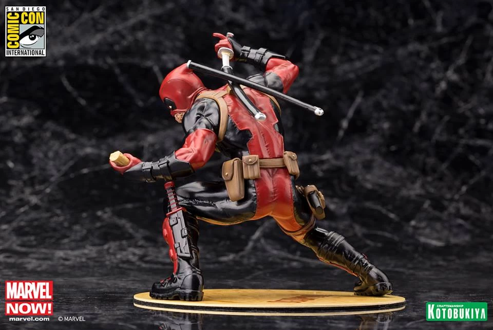 Kotobukiya Marvel Comics SDCC Chimichanga Deadpool Marvel Now! 1/10 Scale ArtFX+ Statue 7 Kotobukiya Marvel Comics SDCC Chimichanga Deadpool Marvel Now! 1/10 Scale ArtFX+ Statue - Image 7
