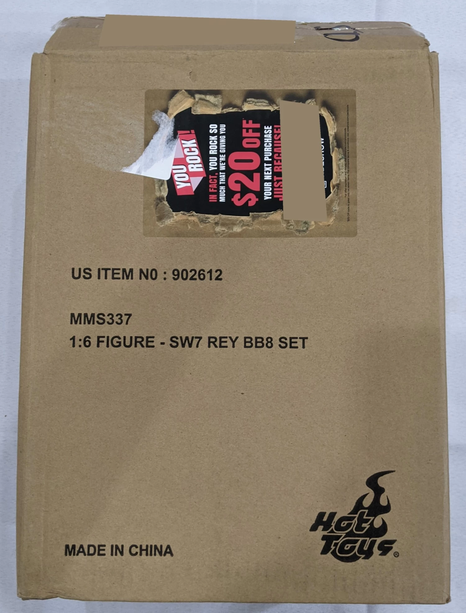 Hot Toys 1/6 Star Wars Episode VII The Force Awakens Rey And BB8 Set Sixth Scale MMS337 3 Hot Toys 1/6 Star Wars Episode VII The Force Awakens Rey And BB8 Set Sixth Scale MMS337 - Image 3