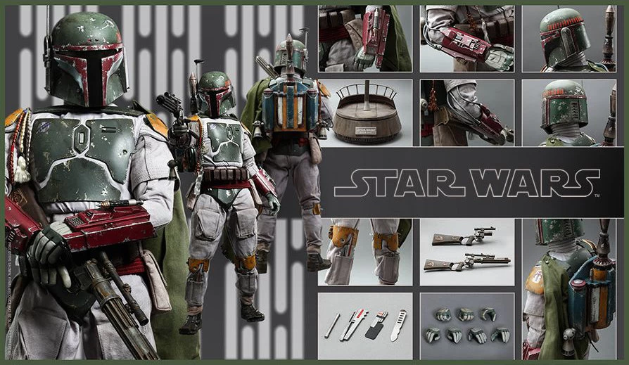Hot Toys 1/4 Star Wars: Return Of The Jedi Boba Fett Quarter Scale Figure QS003 1 Hot Toys 1/4 Star Wars: Return Of The Jedi Boba Fett Quarter Scale Figure QS003