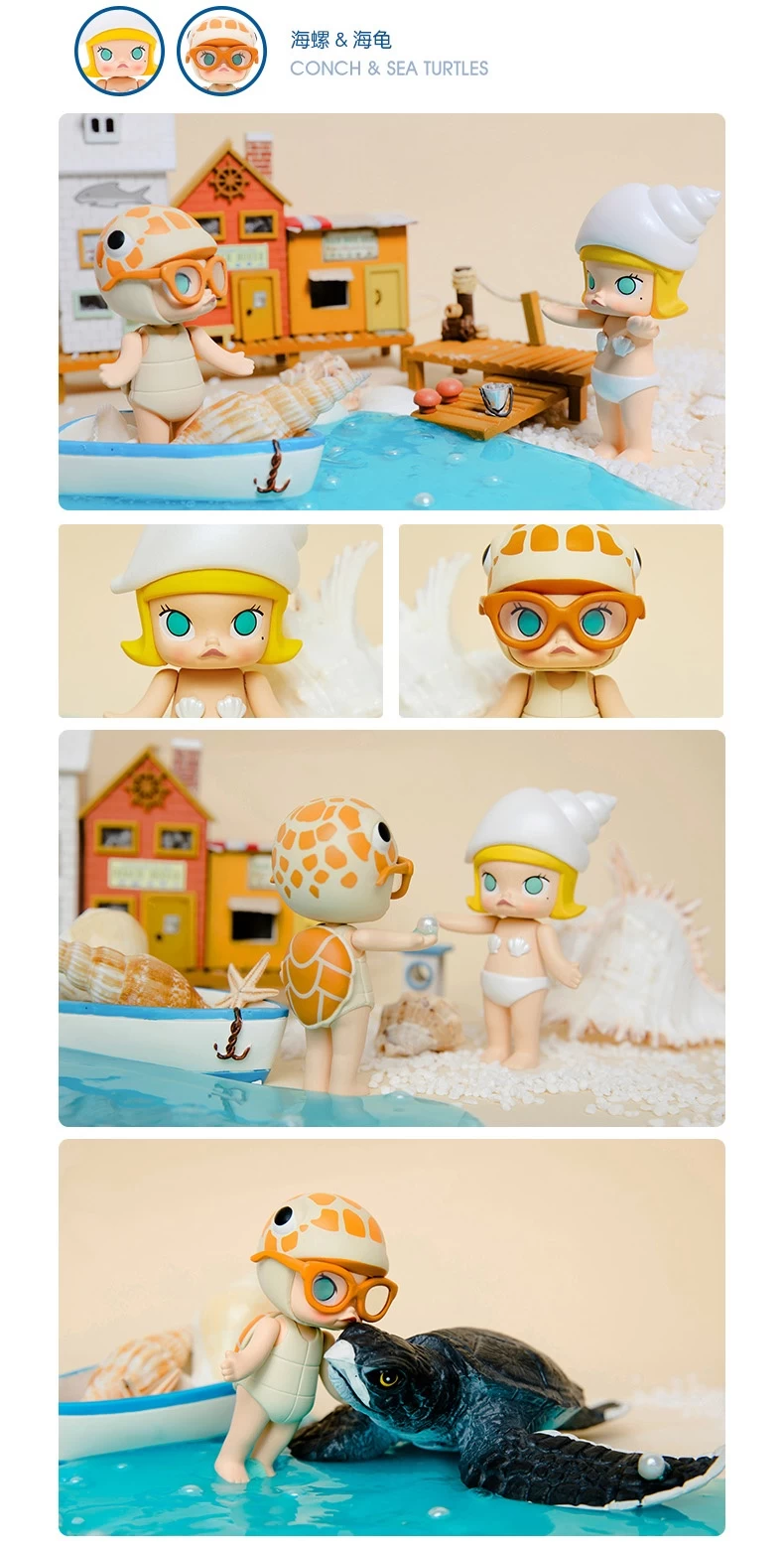 POPMART MOLLY Cute Sea Creatures Series 1 1Box 12pcs 2 POPMART MOLLY Cute Sea Creatures Series 1 1Box 12pcs - Image 2