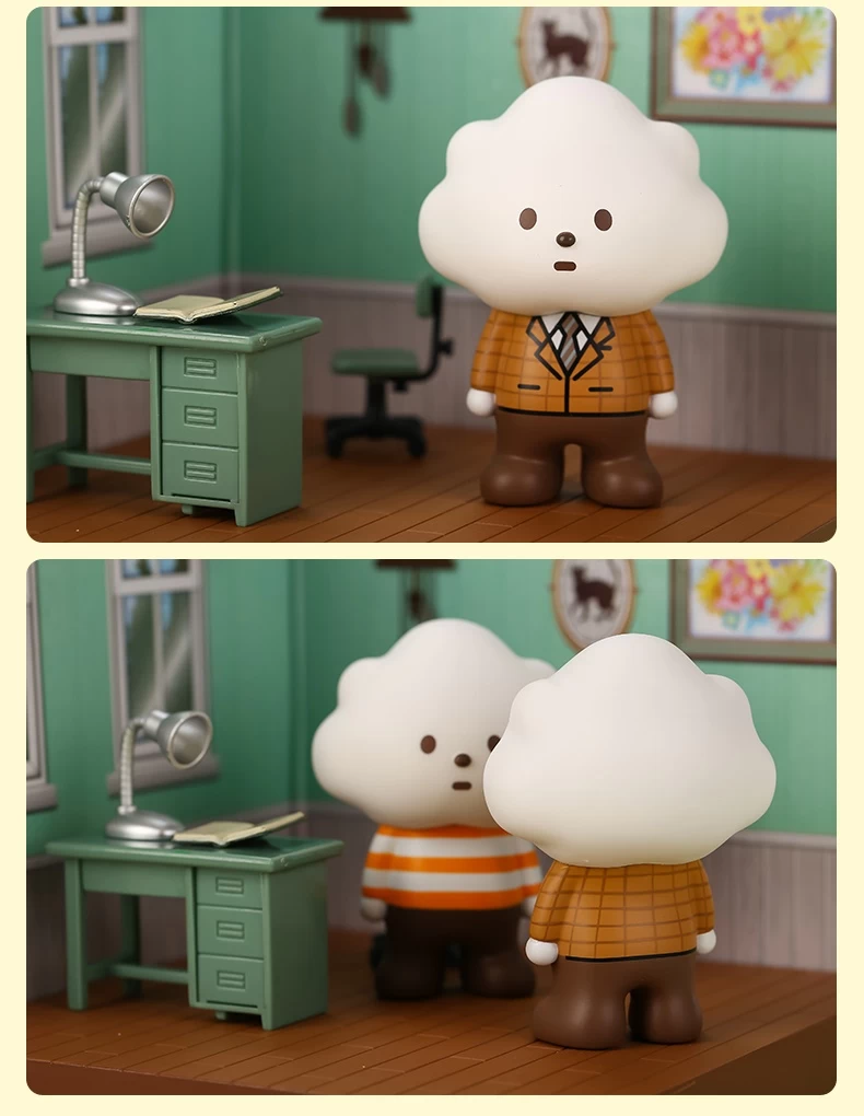 POPMART X FLUFFY HOUSE MR. WHITE CLOUD MINI SERIES 1 1Box 12pcs 5 POPMART X FLUFFY HOUSE MR. WHITE CLOUD MINI SERIES 1 1Box 12pcs - Image 5