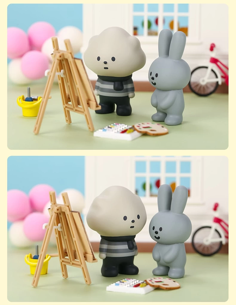 POPMART X FLUFFY HOUSE MR. WHITE CLOUD MINI SERIES 1 1Box 12pcs 7 POPMART X FLUFFY HOUSE MR. WHITE CLOUD MINI SERIES 1 1Box 12pcs - Image 7