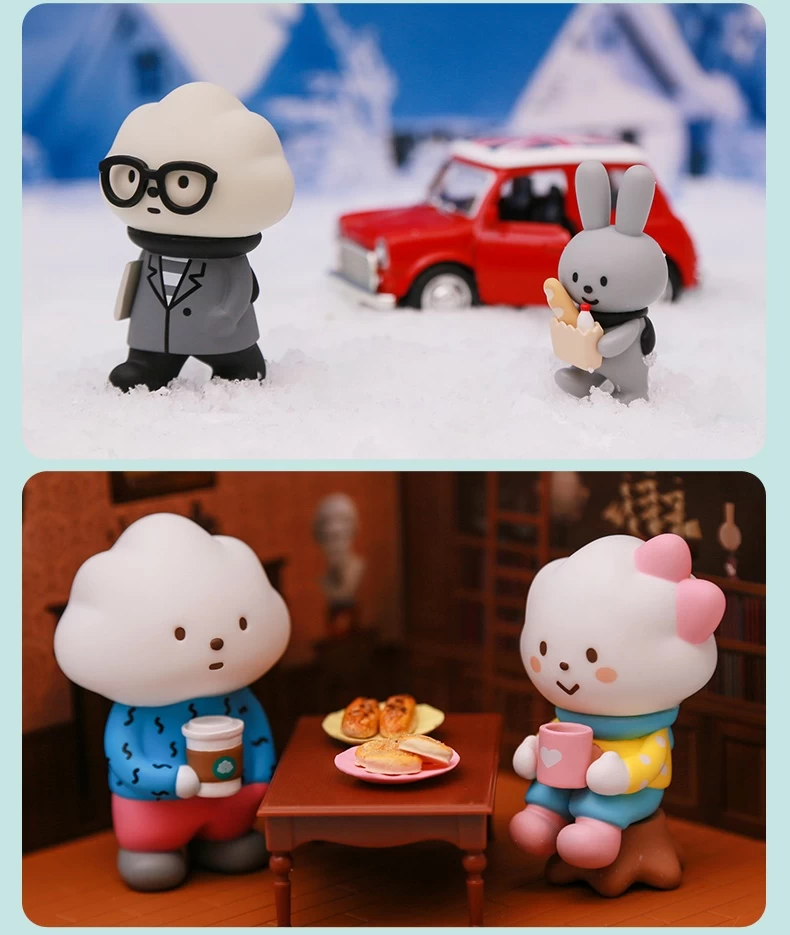 POPMART X FLUFFY HOUSE MR. WHITE CLOUD MINI SERIES 2 WINTER EDITION 1Box 12pcs 5 POPMART X FLUFFY HOUSE MR. WHITE CLOUD MINI SERIES 2 WINTER EDITION 1Box 12pcs - Image 5