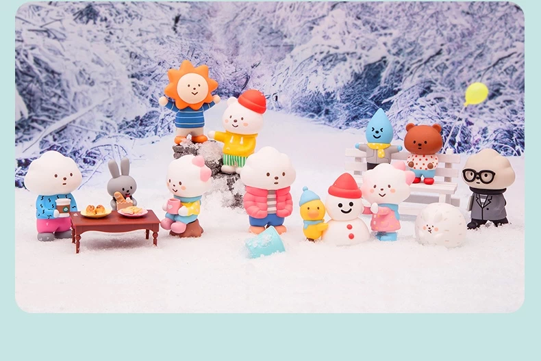 POPMART X FLUFFY HOUSE MR. WHITE CLOUD MINI SERIES 2 WINTER EDITION 1Box 12pcs 7 POPMART X FLUFFY HOUSE MR. WHITE CLOUD MINI SERIES 2 WINTER EDITION 1Box 12pcs - Image 7