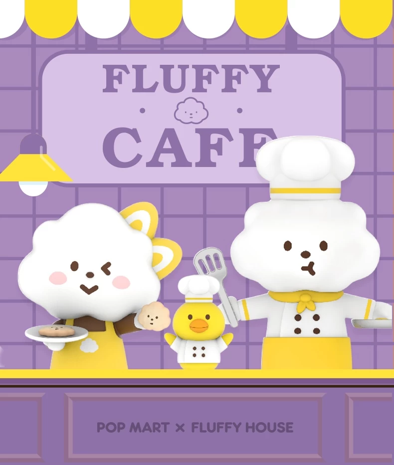 POPMART X FLUFFY HOUSE MR. WHITE CLOUD MINI SERIES 3 FLUFFY CAFE 1Box 12pcs 11 POPMART X FLUFFY HOUSE MR. WHITE CLOUD MINI SERIES 3 FLUFFY CAFE 1Box 12pcs - Image 11