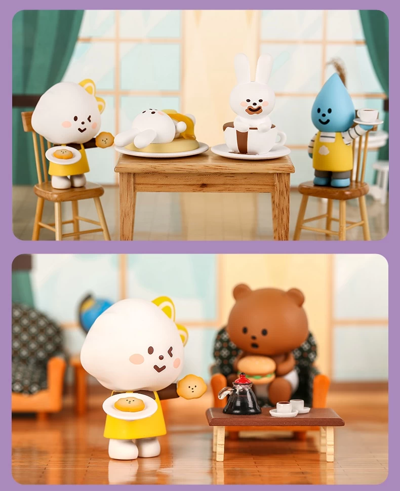 POPMART X FLUFFY HOUSE MR. WHITE CLOUD MINI SERIES 3 FLUFFY CAFE 1Box 12pcs 6 POPMART X FLUFFY HOUSE MR. WHITE CLOUD MINI SERIES 3 FLUFFY CAFE 1Box 12pcs - Image 6