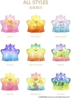 POPMART YUKI Color Transparent Series: 1Box (9pcs)