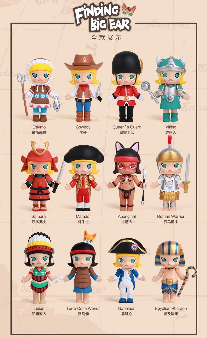 POPMART MOLLY Finding Big Ear 1Box 12pcs 2 POPMART MOLLY Finding Big Ear 1Box 12pcs - Image 2