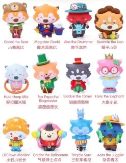 Popmart Goobi The Kid Fox Dream Circus Series 1Box 12pcs
