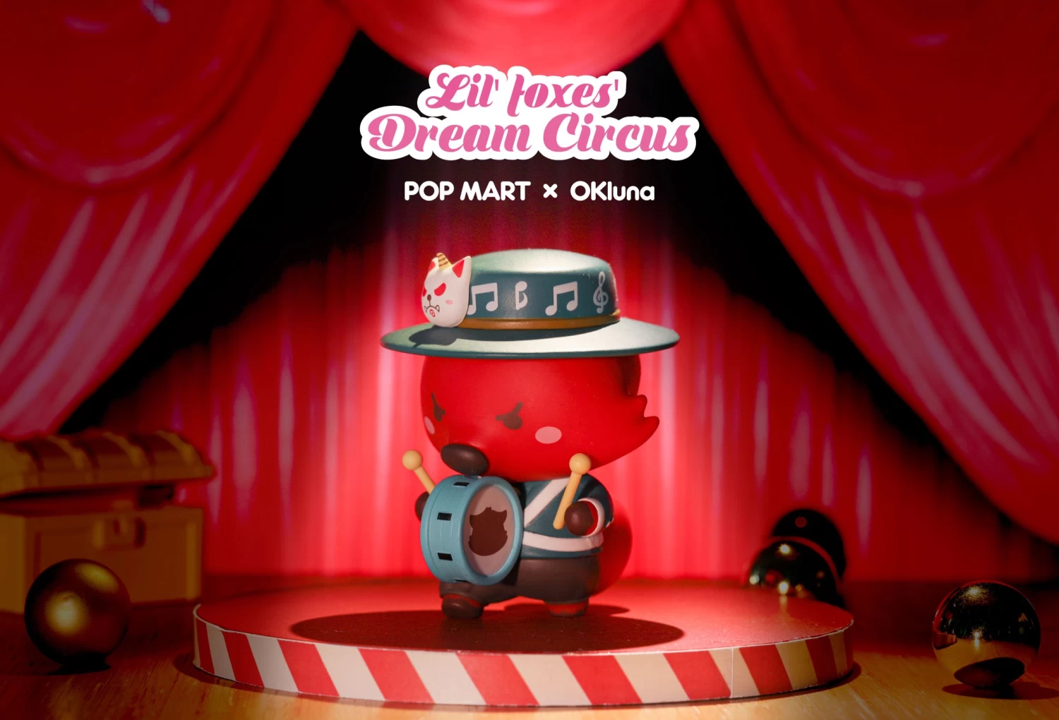 Popmart Goobi The Kid Fox Dream Circus Series 1Box 12pcs 16 Popmart Goobi The Kid Fox Dream Circus Series 1Box 12pcs - Image 16