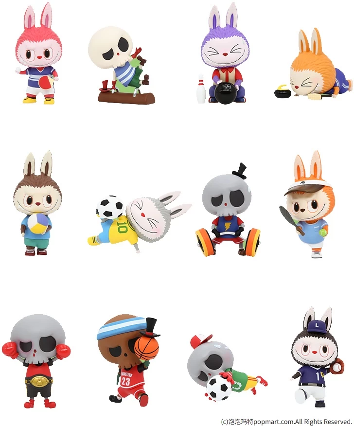 POPMART LABUBU Sports Series 1Box 12pcs 1 POPMART LABUBU Sports Series 1Box 12pcs