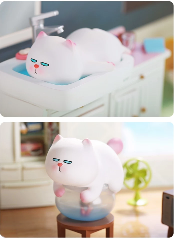 POPMART VIVICAT Lazy Series: 1Box (9pcs) 2 POPMART VIVICAT Lazy Series: 1Box (9pcs) - Image 2