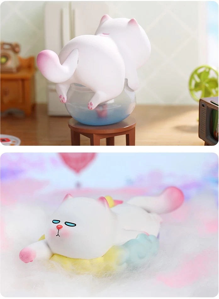 POPMART VIVICAT Lazy Series: 1Box (9pcs) 3 POPMART VIVICAT Lazy Series: 1Box (9pcs) - Image 3