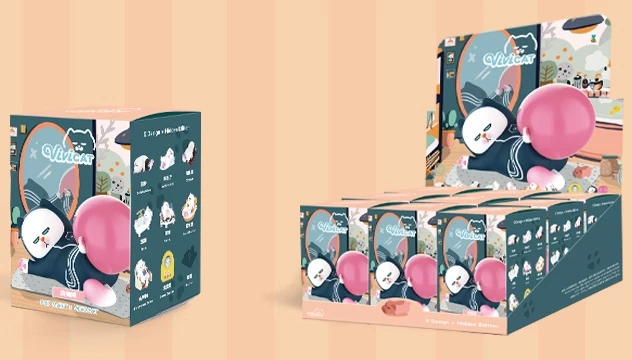 Vivicat Lazily Lying Series: 1Box (9pcs) 16 Vivicat Lazily Lying Series: 1Box (9pcs) - Image 16