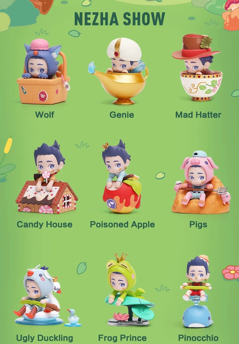 Fei Ren Zai: Nezha's Fairy Tale Tour Series: 1Box (9pcs) 1 Fei Ren Zai: Nezha's Fairy Tale Tour Series: 1Box (9pcs)