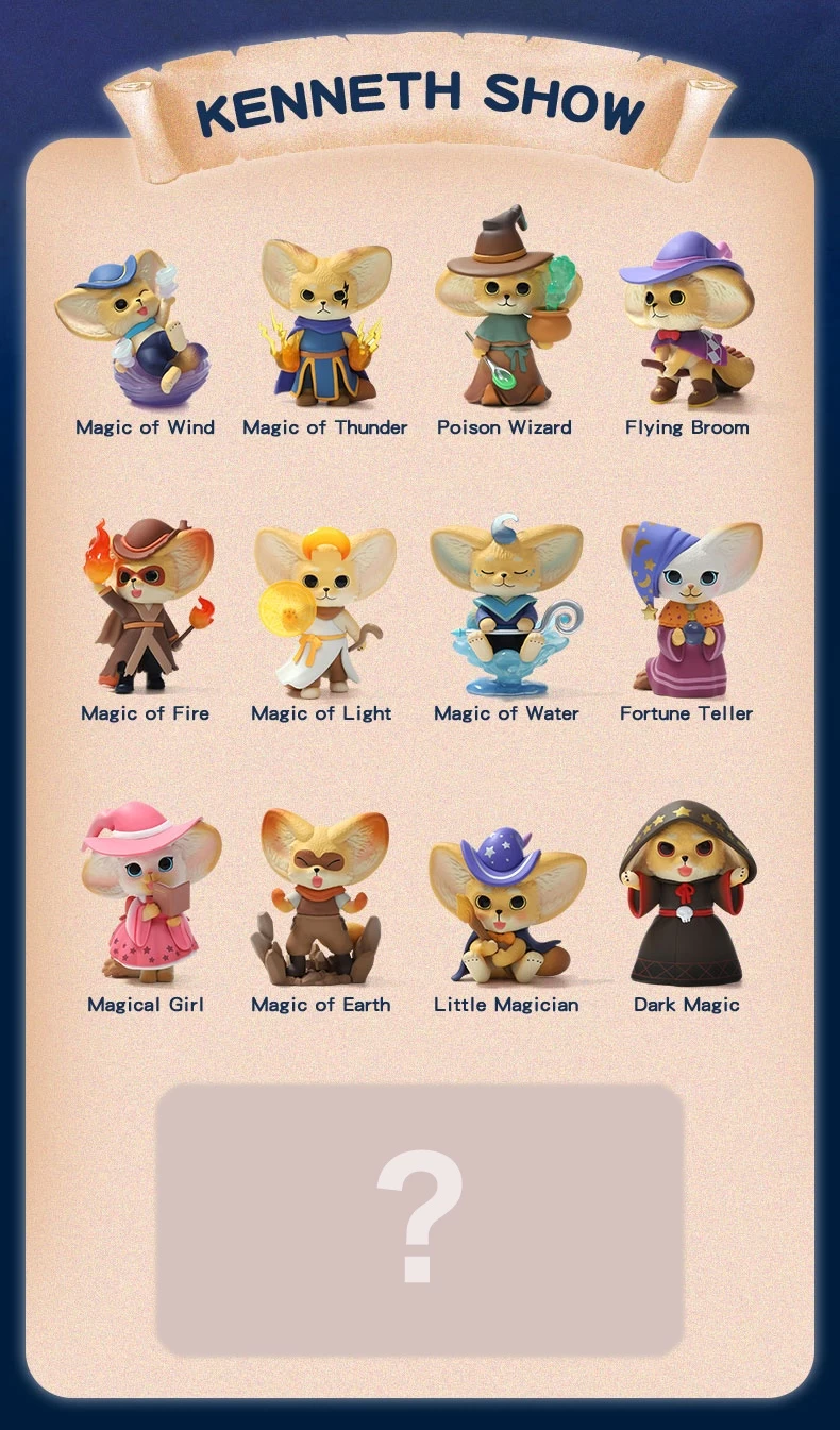 POPMART THE KENNETH FOX In Magic Town Series 1Box 12pcs 1 POPMART THE KENNETH FOX In Magic Town Series 1Box 12pcs